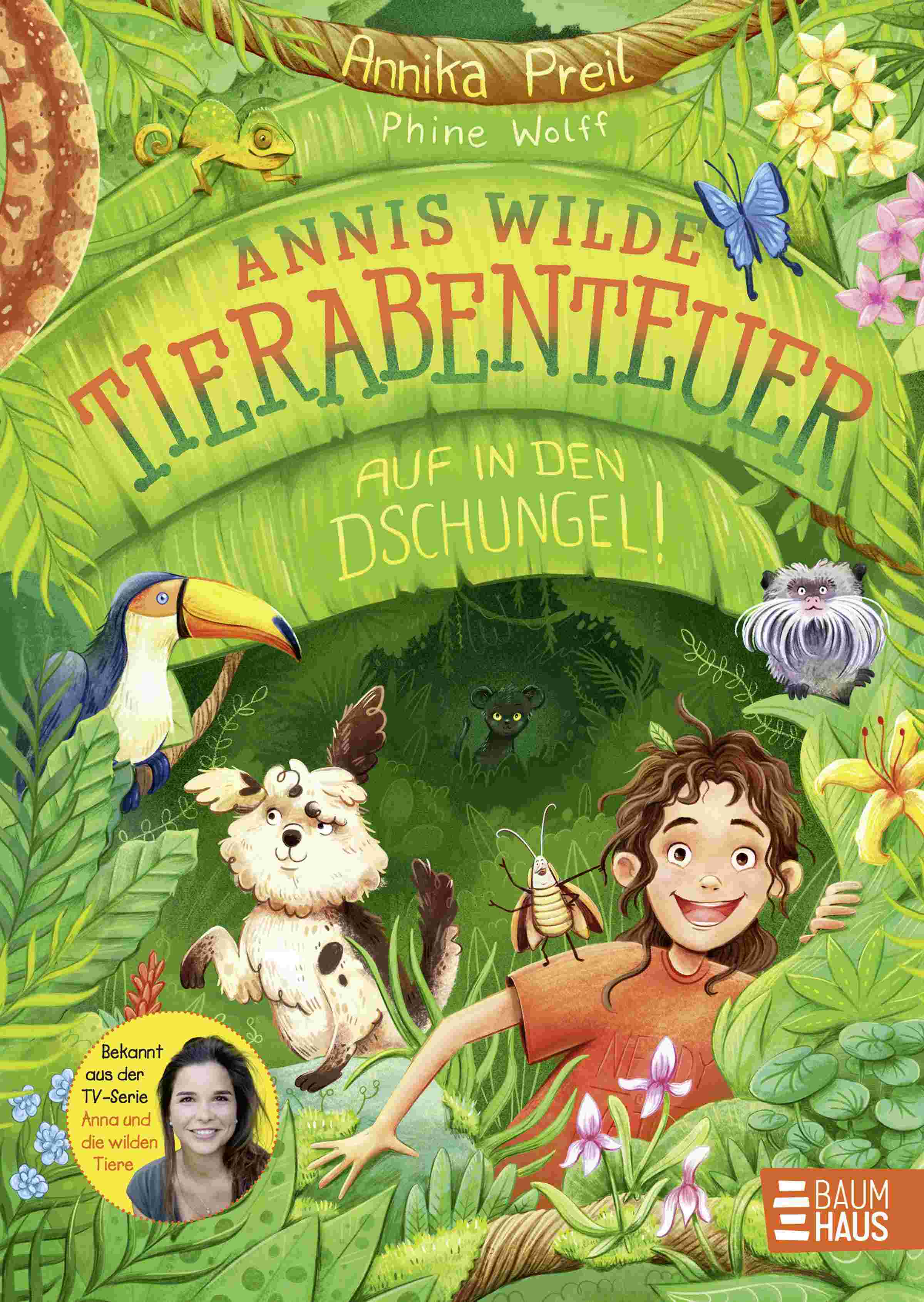 Cover Anni wilde Tierabenteuer Auf in den Dschungel